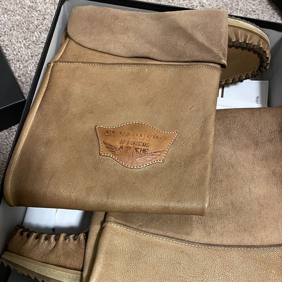 Peruvian Connection Tuscan Italian handmade tall boots 38 desert tan 7.5 - Picture 9 of 12